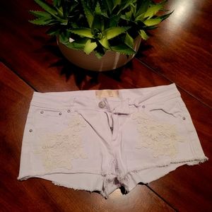Women's White Shorts